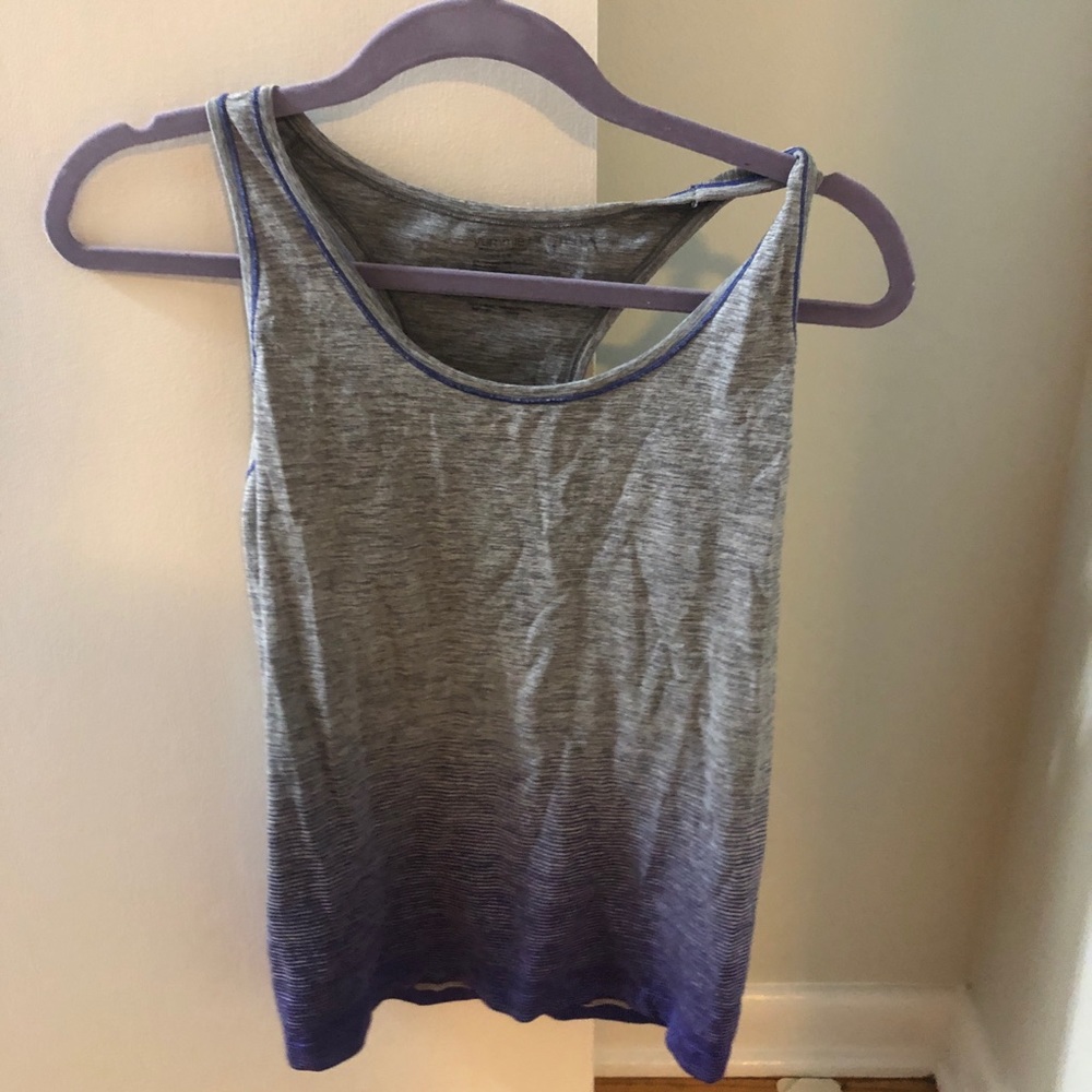 ombré workout tank